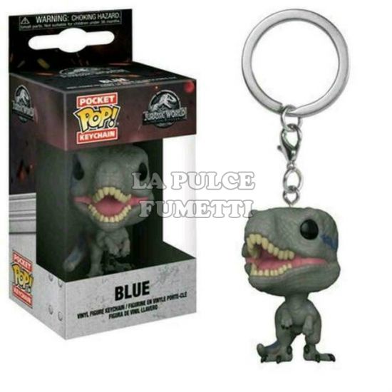 JURASSIC WORLD: BLUE - POP FUNKO POCKET KEYCHAN 4 CM